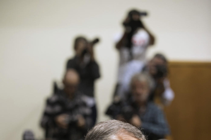 El lehendakari, Iñigo Urkullu, al ple del Parlament basc.