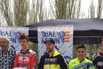 Tres podios leridanos en el trial aragonés