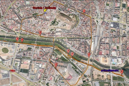 Talls a Lleida per la cursa Sant Silvestre