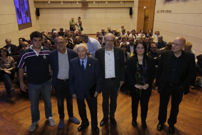 Ramon Usall, Miquel Pueyo, Josep Vallverdú, Joan Biscarri, Anna Sàez, y Joan Manuel Tresserras.