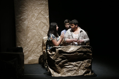 Representación ayer en el Teatre Julieta Agustí de Lleida.