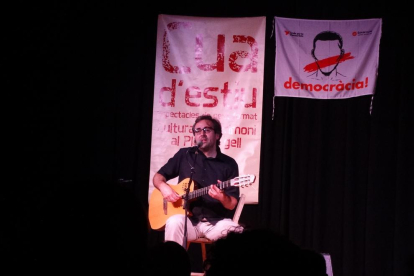 El cantautor solsonenc va actuar divendres al festival de Fondarella.