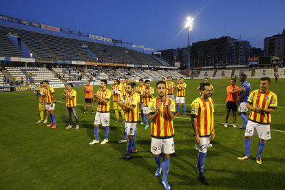 La Federació prohibeix al Lleida jugar amb la samarreta de la senyera