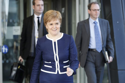 La líder del Partido Nacional Escocés (SNP), y primera ministra de Escocia, Nicola Sturgeon.