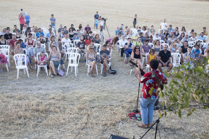 El Petit de Cal Eril va actuar ahir en un camp de secà de Preixana.