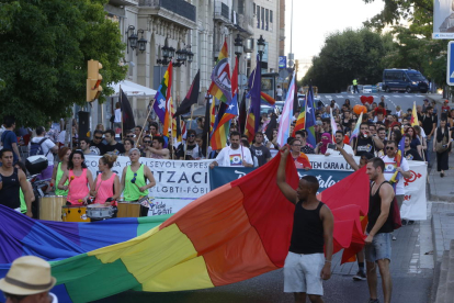 La celebració del Dia de l’Orgull Gai a Lleida dissabte passat.