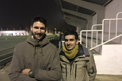 Sergi Talavera i Xavier Mallol, els dos lleidatans de la selecció.