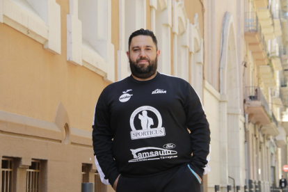 Macià Expósito, jugador del Futsal Lleida Lo Caragol, que demà penjarà les botes als 37 anys.