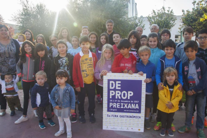 L’activitat organitzada a Preixana va reunir els vint-i-cinc alumnes de l’escola de la localitat.