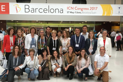 Una quinzena d'infermers del col·legi de Lleida han participat en el congrés internacional que se celebra a Barcelona fins demà. A més del simposi sobre lideratge infermer, han presentat dos comunicacions i set pòsters.