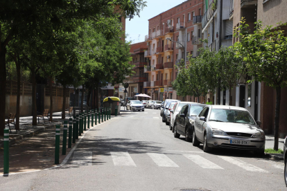 Vista del carrer Hostal de la Bordeta.