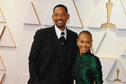 Will Smith y Jada Pinkett en la gala de los Oscars.