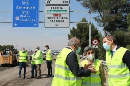 Alerta per un alt volum de trànsit en camins de Torre-serona, Torrefarrera i Corbins per les obres a la A2