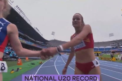 La lleidatana Berta Segura marca un nou rècord d'Espanya en els 400 metres en el seu debut al Mundial sots-20