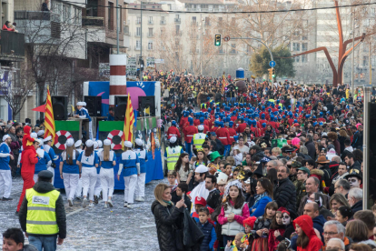 Imagen de archivo del desfile de carnaval de Lleida.