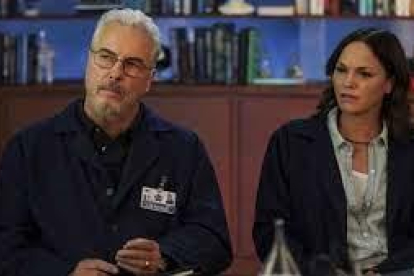 Grissom y Sara en ‘CSI: Vegas’.