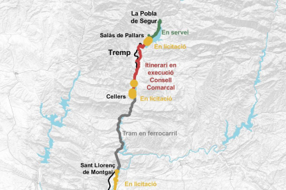 Territori impulsa les obres per a completar la ruta cicloturística dels Llacs