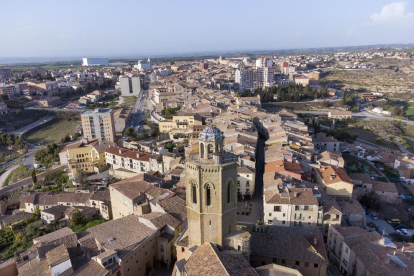 Vista aérea de Cervera, capital de La Segarra.