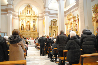 La misa se llevó a cabo por la fiestas de Sant Blai y de la Candelaria.
