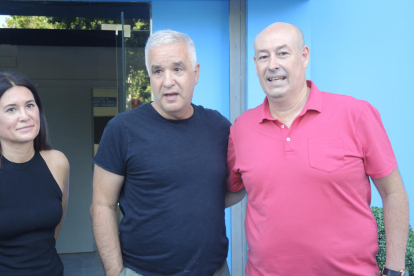 Luis Pereira i Vicente Javaloyes, president i director general del Lleida, en una imatge recent.