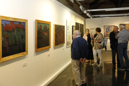 Exposición en el IEI con medio centenar de obras de Jaume Minguell en el año de su centenario.