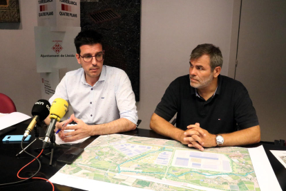 L'àrea destinada a usos industrials del polígon de Torreblanca-Quatre Pilans de Lleida afecta una vintena d'habitatges