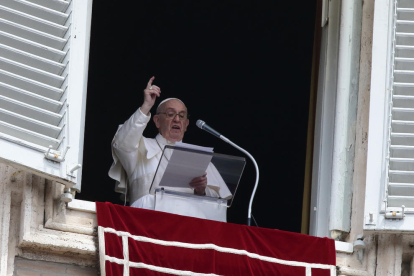 El papa Francesc, en una de les seues intervencions a la Santa Seu.