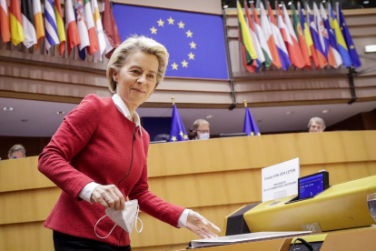 La presidenta de la Comissió Europea (CE), Ursula von der Leyen.