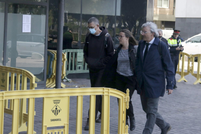 Un dels investigats pel crim d'Helena Jubany, Xavi Jiménez, arriba als Jutjats de Sabadell per declarar sobre el cas, 20 anys després de l'assassinat