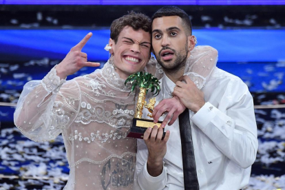 Blanco y Mahmood representarán a Italia en Eurovisión tras ganar en Sanremo