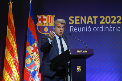 Joan Laporta, presidente del Barça, en una imagen reciente.