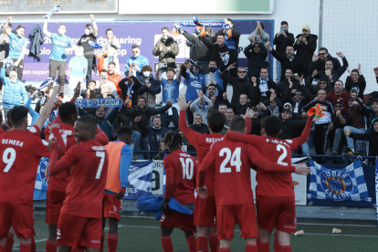 De Mesa, en su debut con el primer equipo tras regresar.