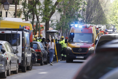 Diversos ferits en explosió d'un edifici al barri Salamanca de Madrid