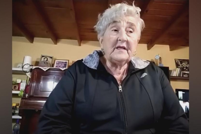 Nancy Roqueta, una argentina de 71 anys els vídeos dels quals a la xarxa social TikTok donen la volta al món. EFE/Captura de vídeo