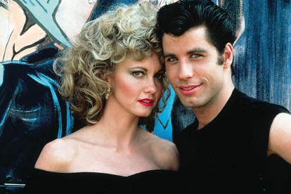 Olivia Newton-John y John Travolta en una de las icónicas escenas de 'Grease'.