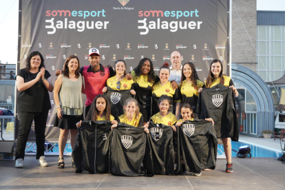 Un dels equips premiats a La Nit de l’Esport de Balaguer.