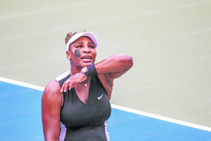 Serena Williams, durante un partido esta semana en Toronto.