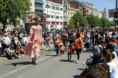 La Festa Major de Lleida torna a omplir els carrers de gegants i castells després de dos anys