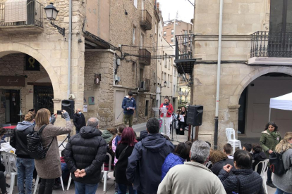 Tàrrega. L’acte institucional a la capital de l’Urgell va recordar les dones refugiades ucraïneses que fugen del seu país i de la guerra.