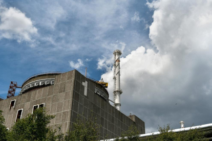 Uno de los reactores de la central nuclear de Zaporiyia, en Ucrania.