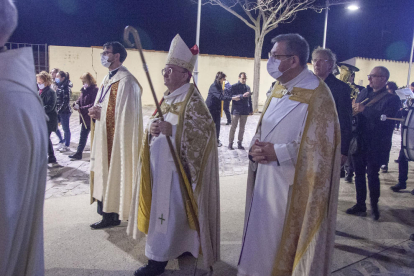 El obispo de Solsona, Francesc Conesa, presidió la procesión.