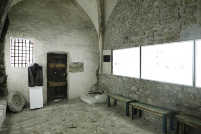 Interior de la cárcel de Sort, actualmente convertida en un pequeño museo. 