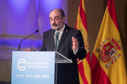 El president d’Aragó, Javier Lambán, en imatge d’arxiu.
