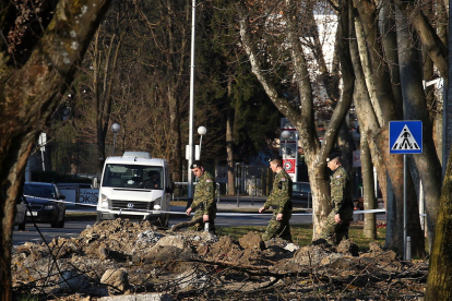 El dron que es va estavellar a Zagreb procedent d'Ucraïna portava explosius