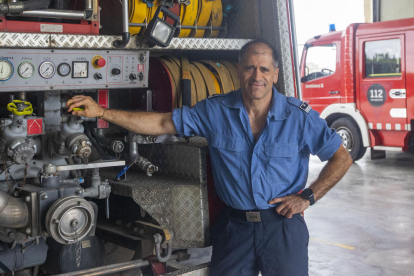 Miquel Martínez, sergent en cap del parc de bombers de Mollerussa.