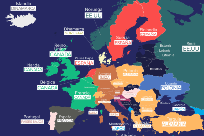Este es el mapa con los mejores países del mundo para mudarse