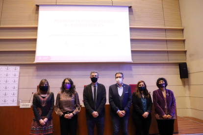 El salón Victor Siurana de la Universitat de Lleida acogió el acto de presentación del nuevo postgrado.