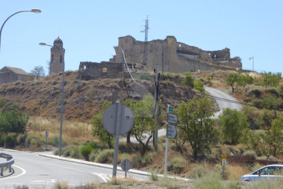 Una vista de Maldà, en el Urgell.