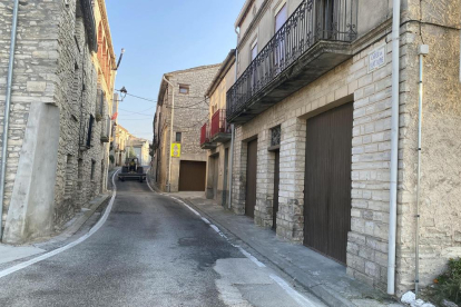 Imagen de la calle Sant Jaume de Pallerols. 
