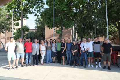 Los participantes en la presentación de la comunalidad de Lleida.